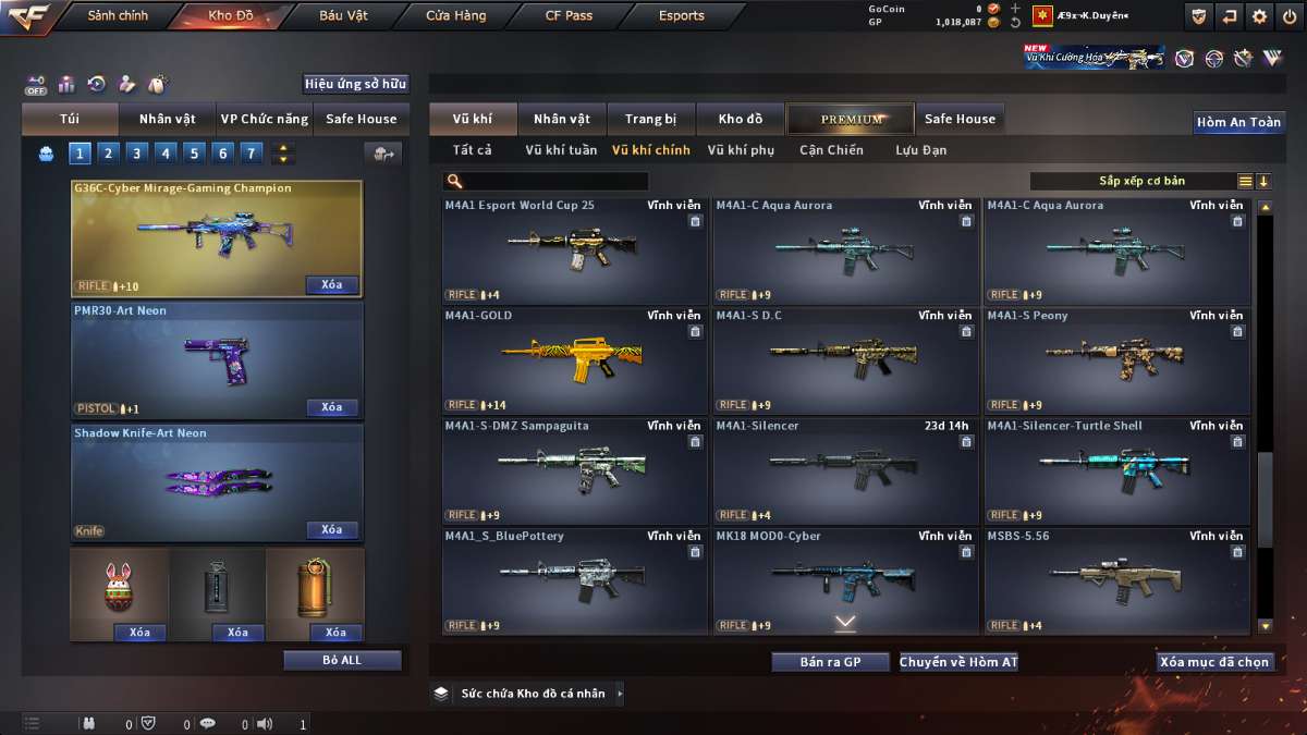 shop acc cf uy tin gia re